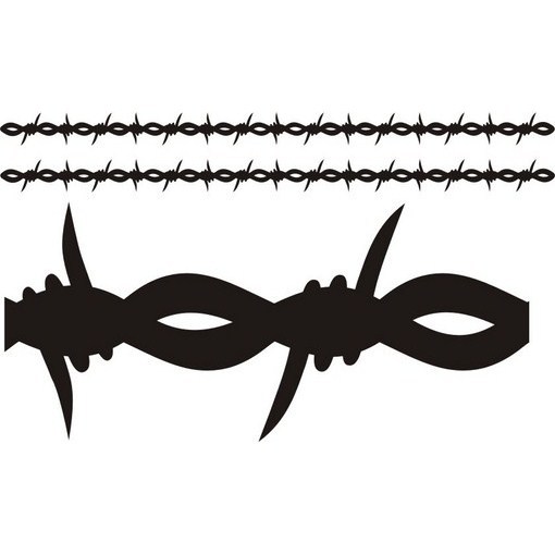 Barbed Wire Clipart Border Barb Wire Border 3