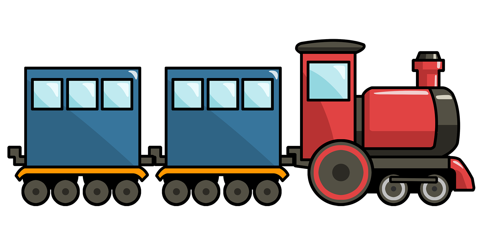 Train Clipart - Tumundografico