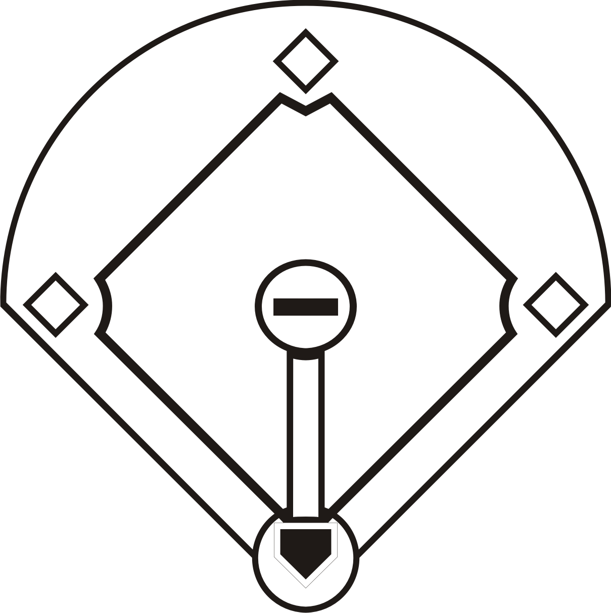 Softball Field Diagram | Free Download Clip Art | Free Clip Art ...