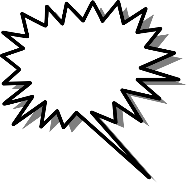 Jagged Speech Bubble - ClipArt Best