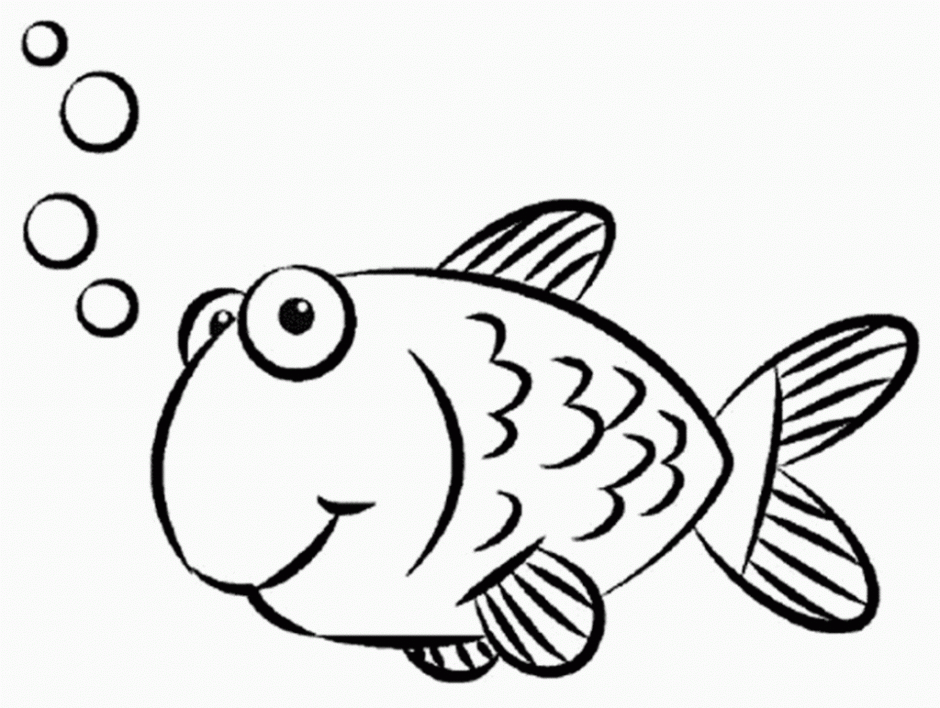 Image of Fish Clipart Black and White #9862, Clip Art Fish Black ...
