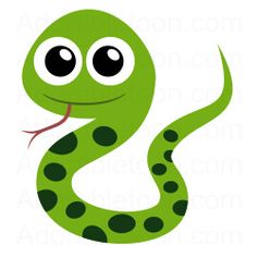 Cute snake clipart