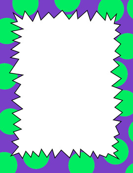 Green Polka Dot Border - ClipArt Best