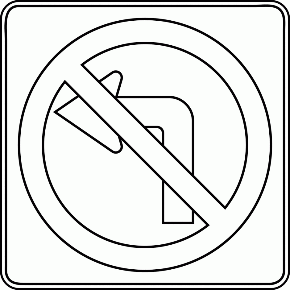 Safety Signs Coloring Pages - Bestofcoloring.com