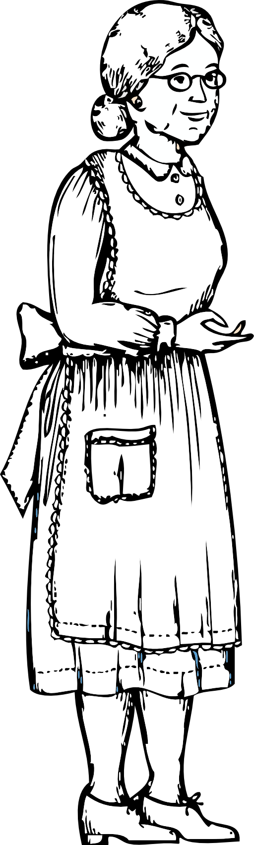 Grandma Outline Clipart Royalty Free Public Domain ...