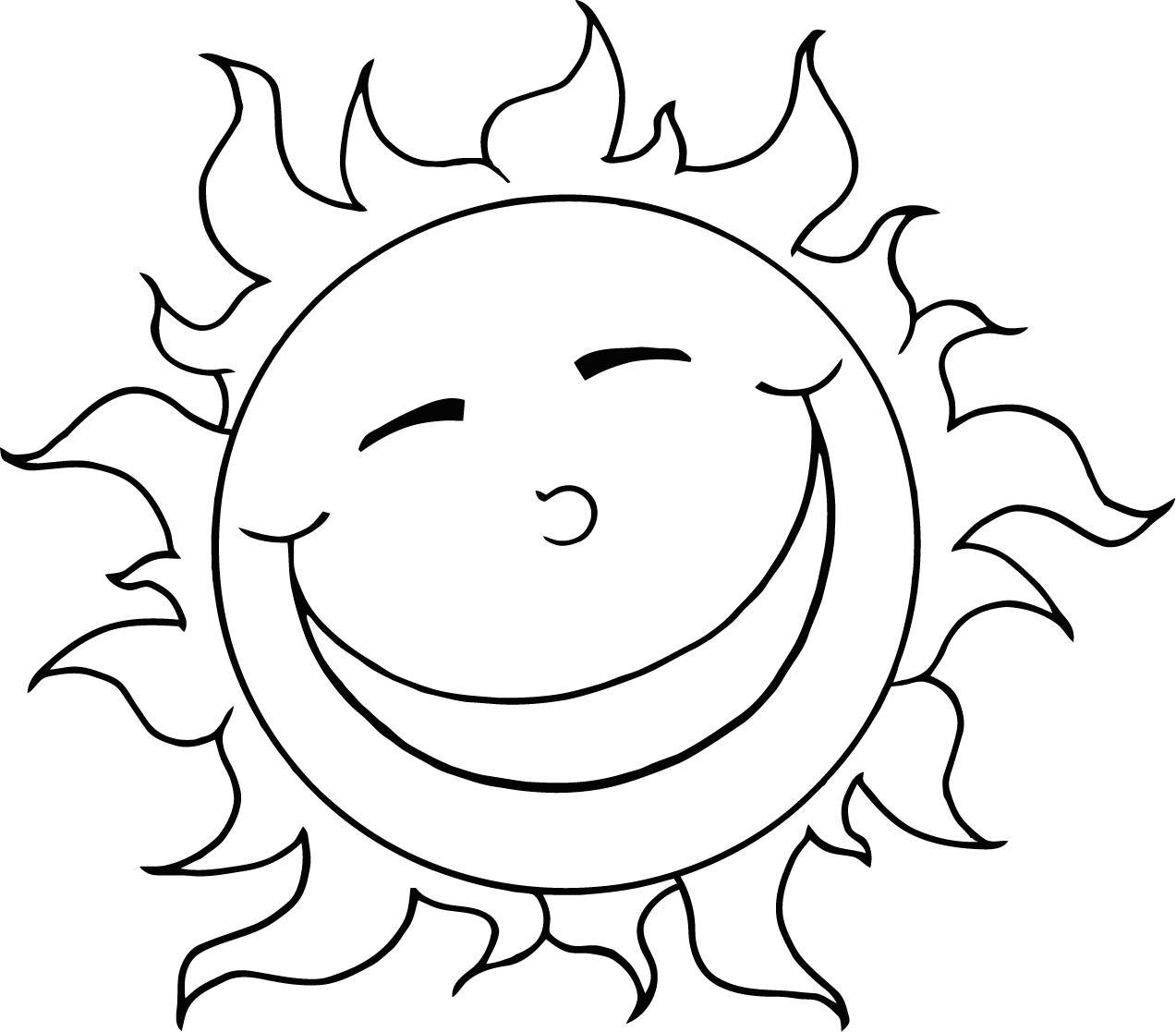 sun picture for kids coloring - Coloring Point - Coloring Point