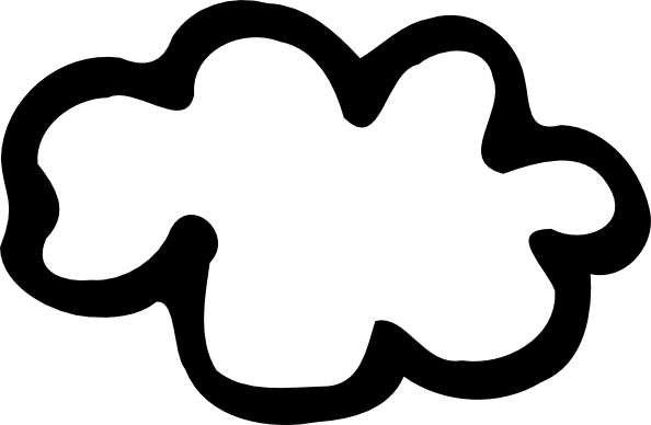White Cloud Clip Art - vector clip art online ...