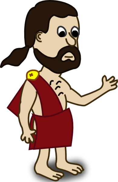 Comic Characters Toga clip art Free Vector