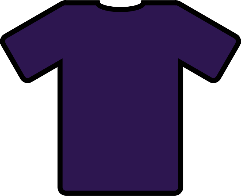 Clipart - blue t-