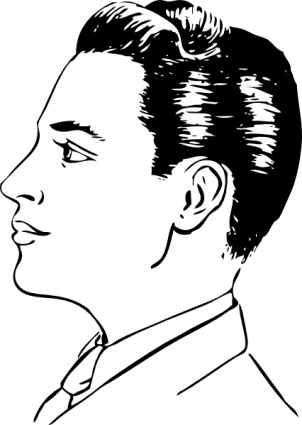 Download Men Haircut Side View clip art Vector Free
