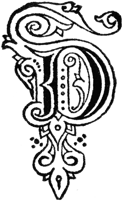 Decorative Letter D | ClipArt ETC