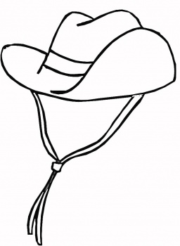 Cowboy Hat coloring page | Super Coloring