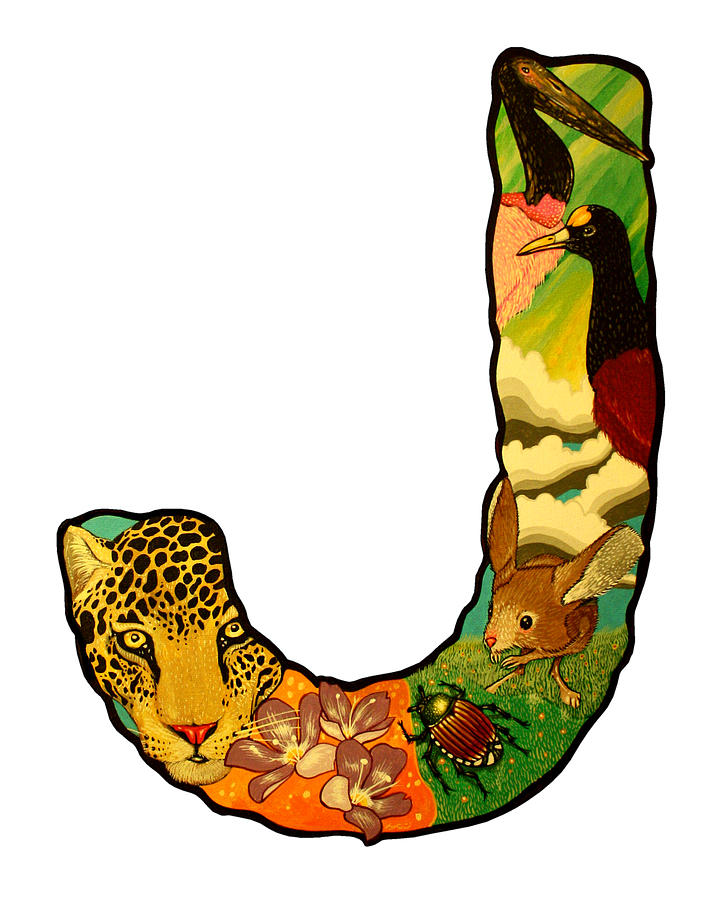 The Letter J Painting by Jason Wright - The Letter J Fine Art ...