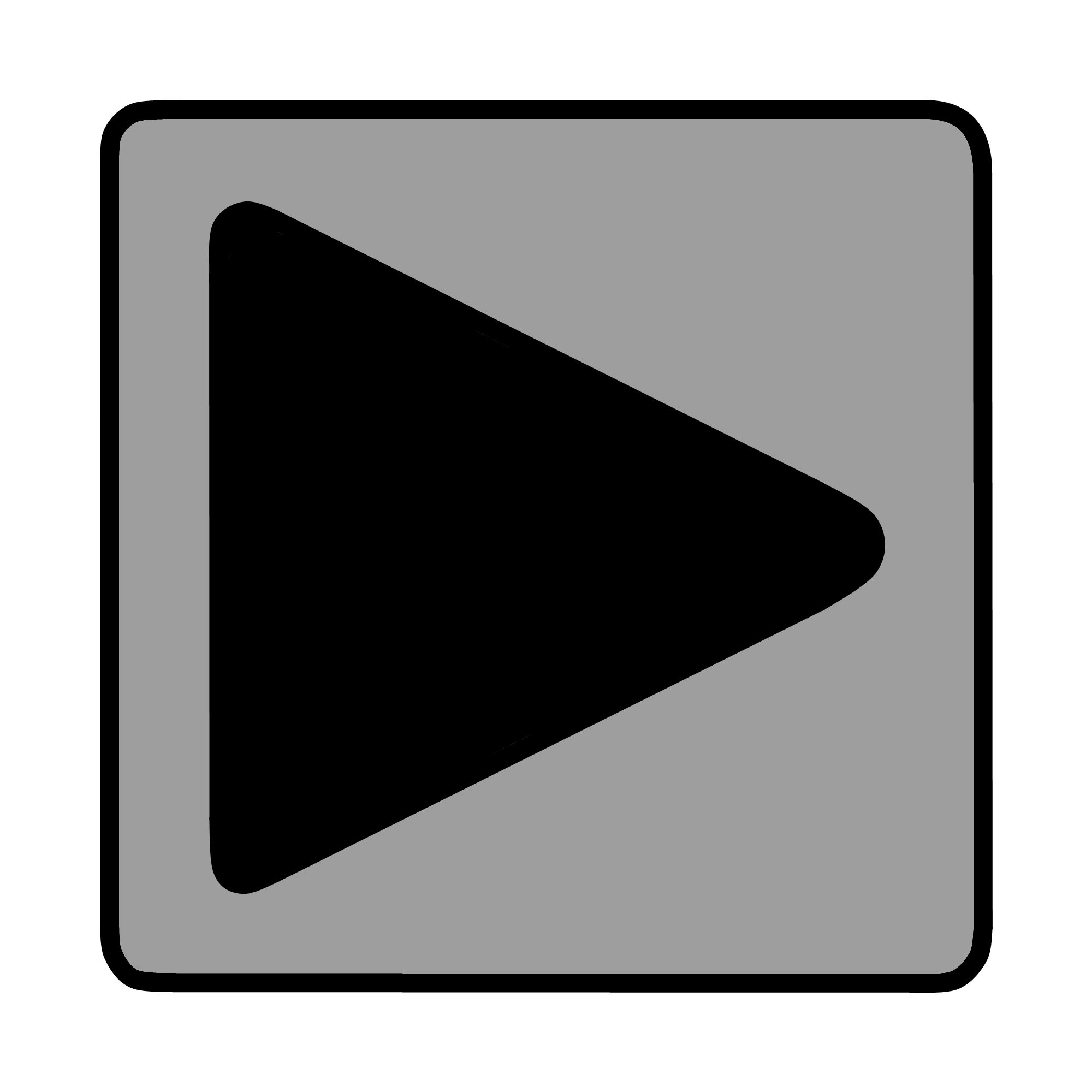 Black Play Button