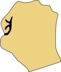 Closed Fist clip art Free Vector