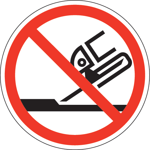 Do Not Use For Face Grinding Label by SafetySign.com - J6549