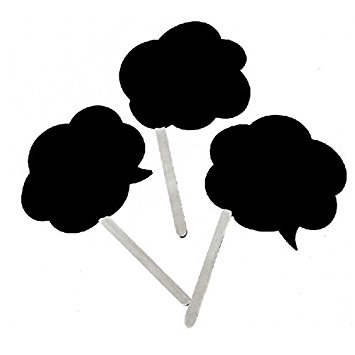 Amazon.com: Tinksky A Set of 10pcs DIY Funny Blank Speech Bubble ...