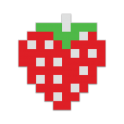 Pac-Man ghost red shaped sticker | Unixstickers