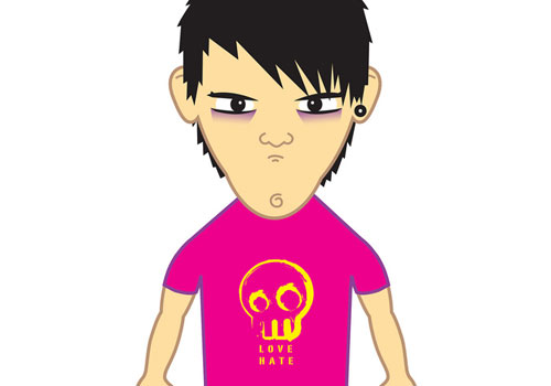 25 Lovely Emo Cartoon Pictures | CreativeFan