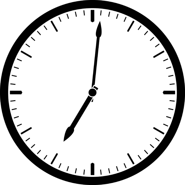 7 o clock clipart