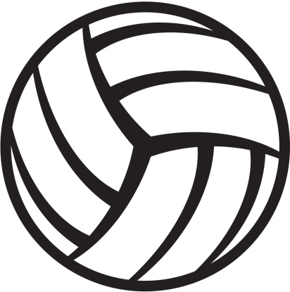 A Of A Volleyball Clip Art, Vector Images &amp; Illustrations