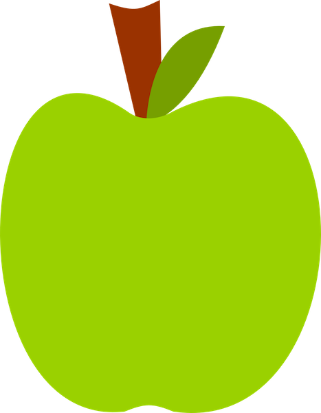 Green Apple Clip Art - Tumundografico