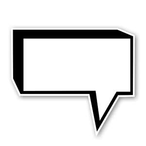 Speech bubbles and text stickers - StickerApp