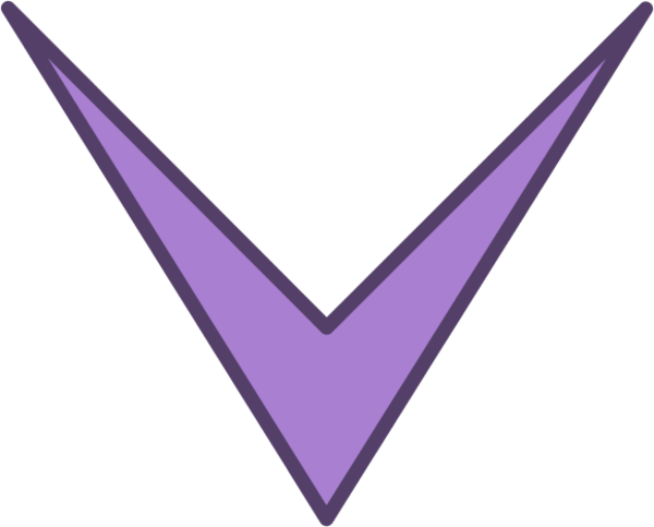 arrow pointing down - vector Clip Art