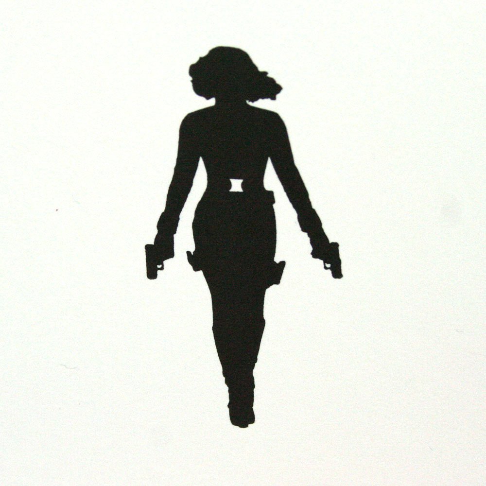 Black Widow Avengers Superhero Letterpress Card – Green Bird Press
