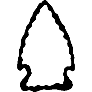 Indian Arrow Head Decal #2 Vinyl Window Stickers - Wildlife Decal