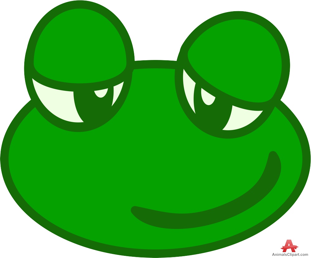 Frog eyes clipart