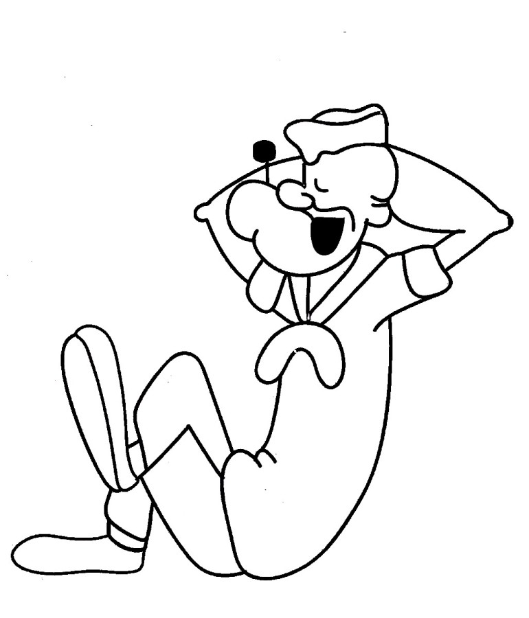 Popeye Coloring Pages Popeye Coloring Pages Popeye Coloring Pages ...