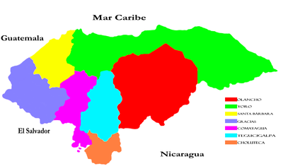 OrganizaciÃ³n territorial de Honduras - Wikiwand