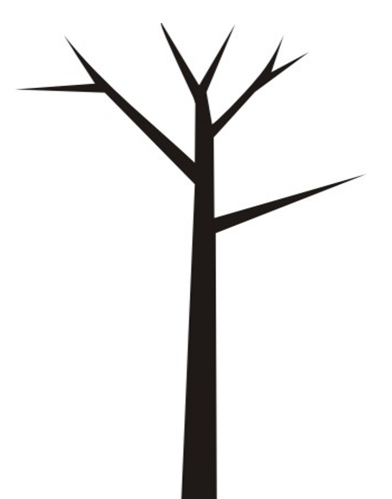 Tree trunks clipart
