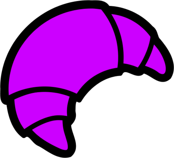 bakery croissant - vector Clip Art