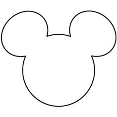 Mickey mouse head high resolution clipart