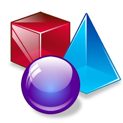 3d Shapes / Real Vista 2 / 128px / Icon Gallery