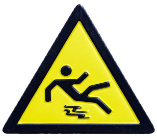 Slip And Fall Sign - ClipArt Best