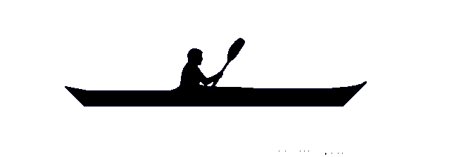 Canoe Silhouette Clip Art