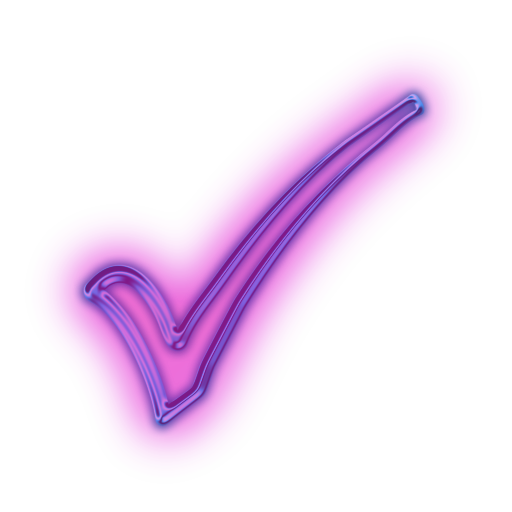 Glowing Purple Neon Icons Symbols Shapes » Icons Etc