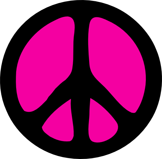 Fuchsia Peace Symbol 6 SVG Scalable Vector Graphics dweeb ...