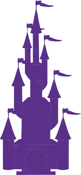 Purple Castle clip art - vector clip art online, royalty free ...
