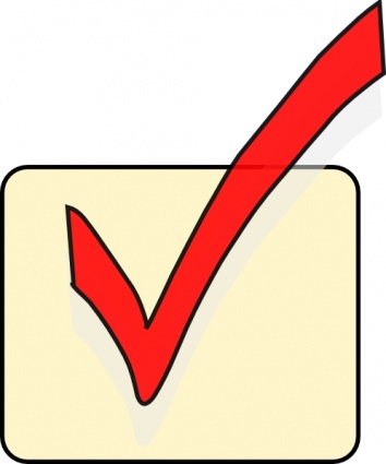 Checkbox clip art vector, free vectors