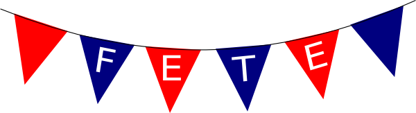 Fete Bunting clip art - vector clip art online, royalty free ...