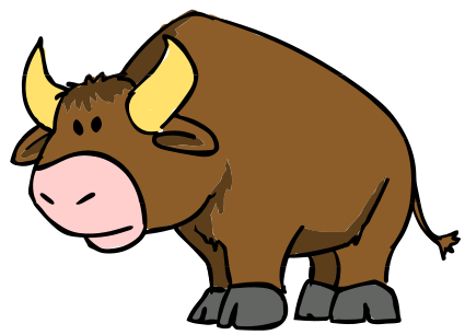 Bull cartoon 04.svg