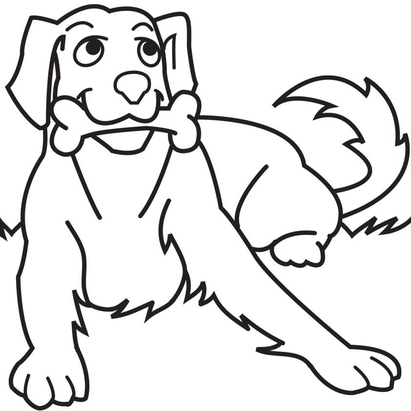 Dog Line Art | Free Download Clip Art | Free Clip Art | on Clipart ...