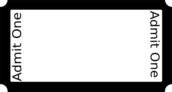 Theater Ticket Clipart
