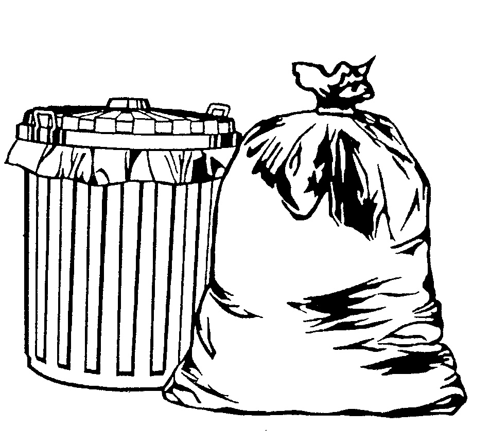 White Trash Bag Clipart