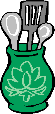 Free Kitchen Utensils Clipart, 2 pages of Public Domain Clip Art