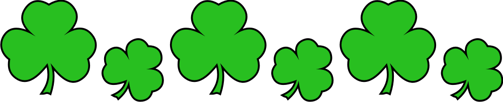 Shamrock Border Clip Art - Tumundografico